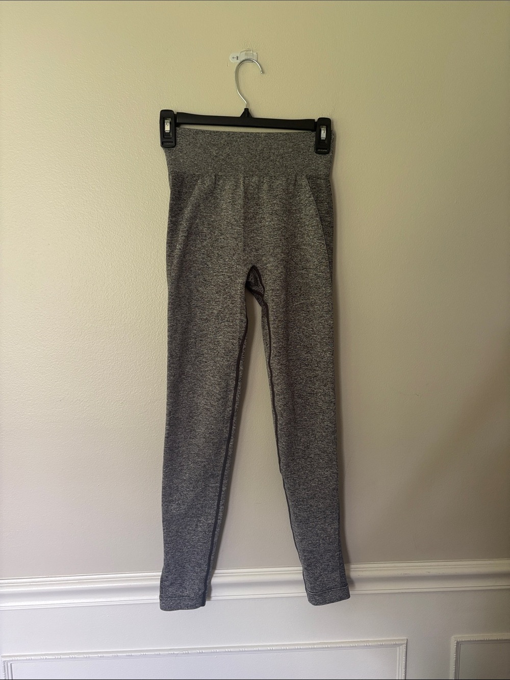Gymshark Women’s Heather Grey High-Waist Leggings